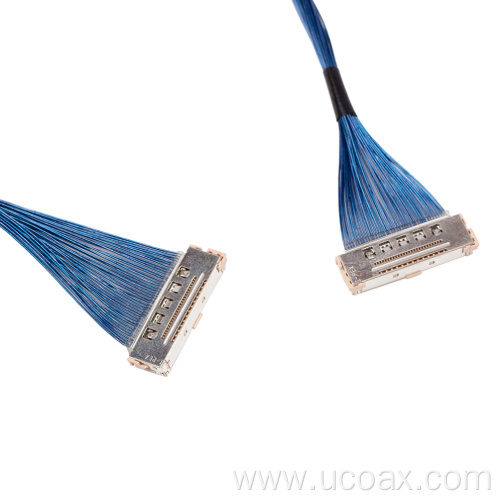 Micro Coaxial Cable 36AWG To 46AWG Wire Assembly